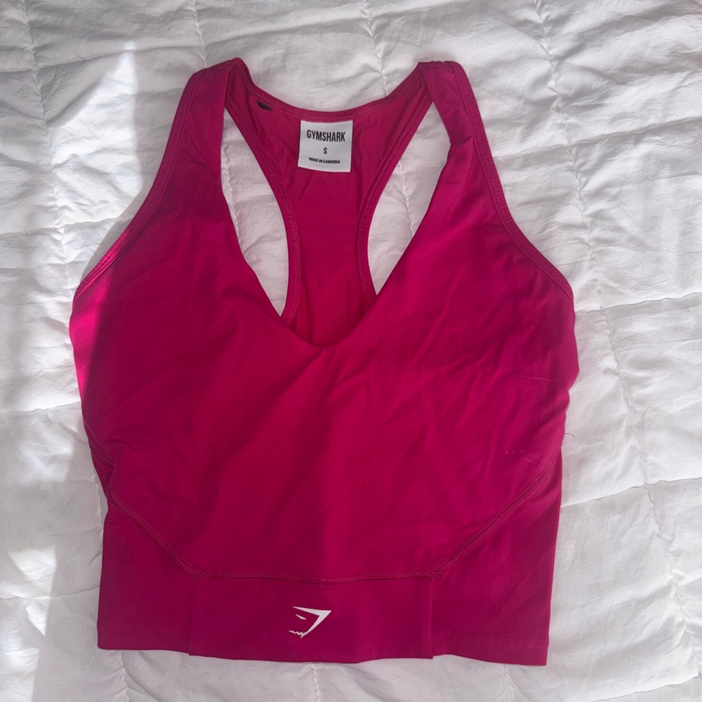 Gymshark Pink Padded Tank